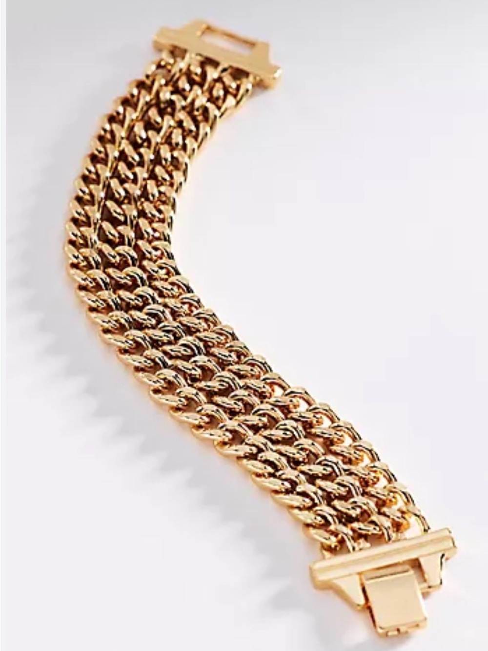 Anthropologie Layered Chain Wrap Bracelet, NWT